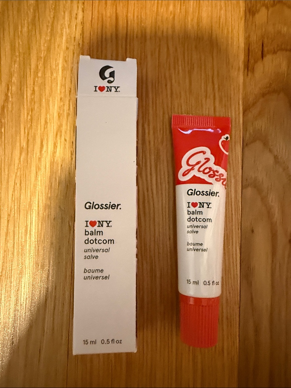 LAST CHANCE!!!! Glossier Balm Dotcom I ♥ NY exclusive!!!— Red & White